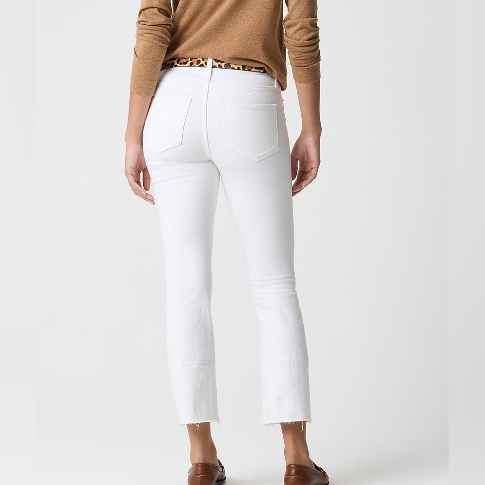 J. Crew Women's Straight Leg Jeans in White